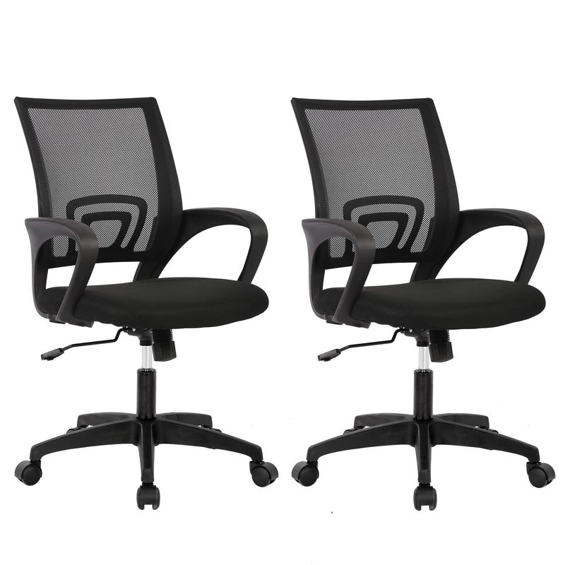 Butterfly Mechanism ALINUNU Mesh Computer Chair with Lumbar Support and Metal Type Other