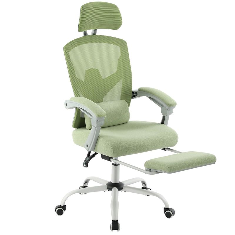 Back Mesh Office Chair with Swivel and Reclining Functions 34.4 Pounds Modern Design