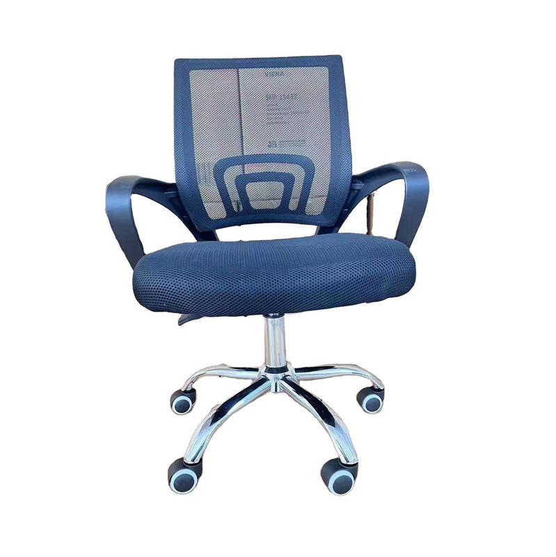 Mesh Silver Base Modern Ergonomic Revolving Office Chair for Improved Work Efficiency