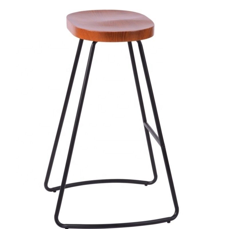 High Stool Easy Assembly 5mins for Modern Nordic Style Home Steel Tall Simple Bar