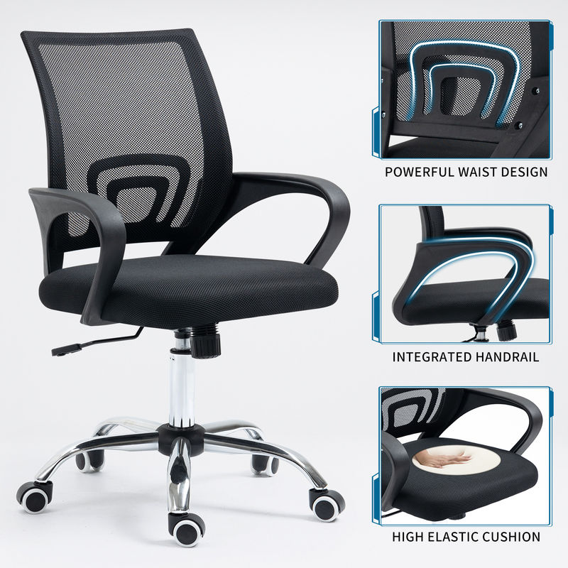 Mail Packing Y Home Office Full Mesh Chair with Lumbar Support and Swivel Function