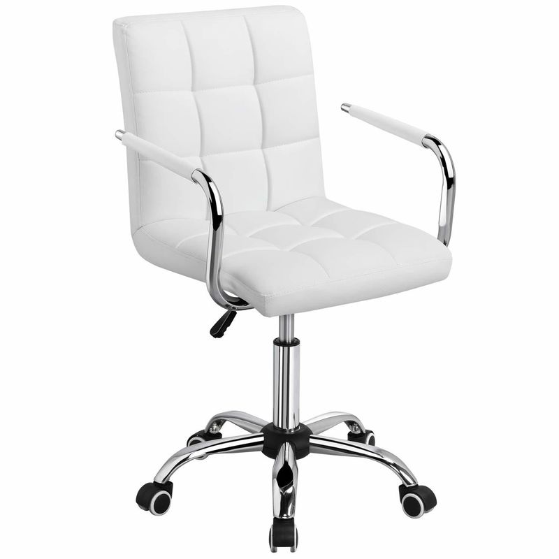 Adjustable Back Leather Office Chair Perfect for Modern and Stylish Work Environments