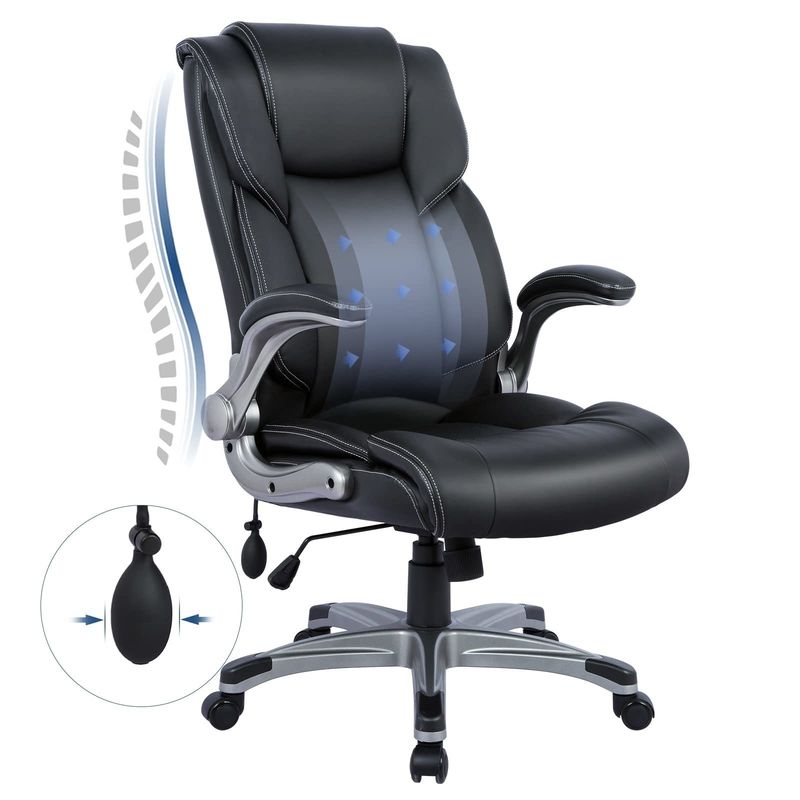 Modern Design Back Executive Office Chair for Maximum Weight of 275 Pounds Assurance