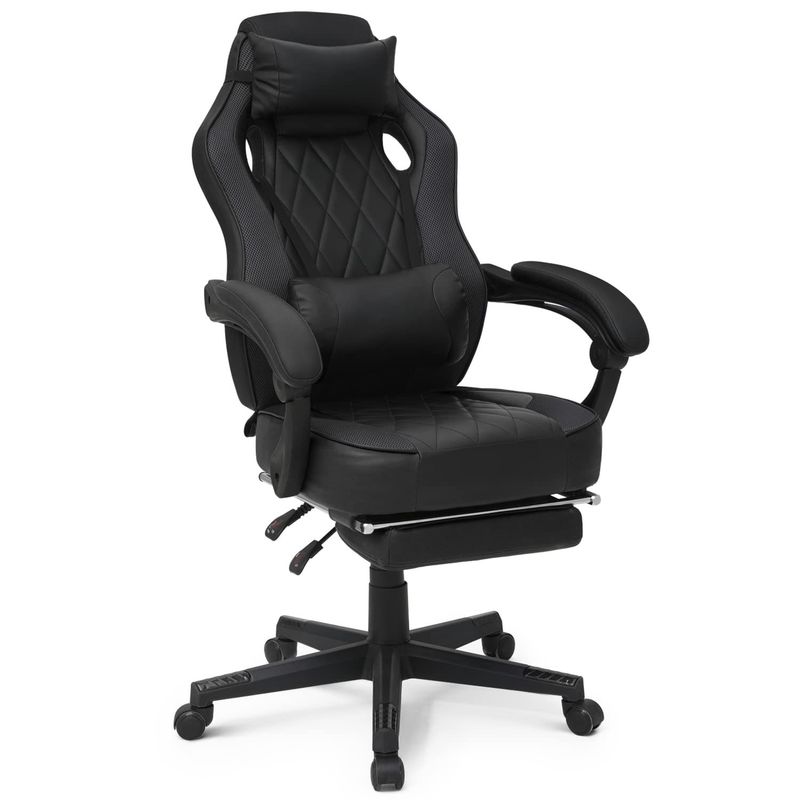 ALINUNU 's PU Gaming Chair Ergonomic Racing Style Adjustable for Long Gaming Sessions
