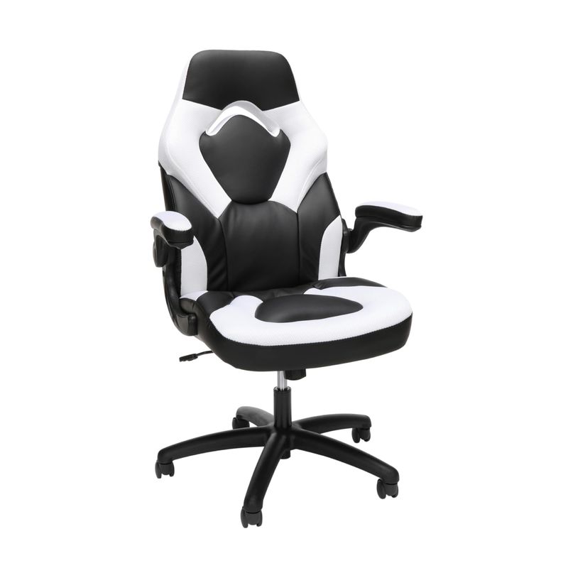 High Back Gaming Chair Adjustable Height Racing Style 360 Swivel for Computer Game Room
