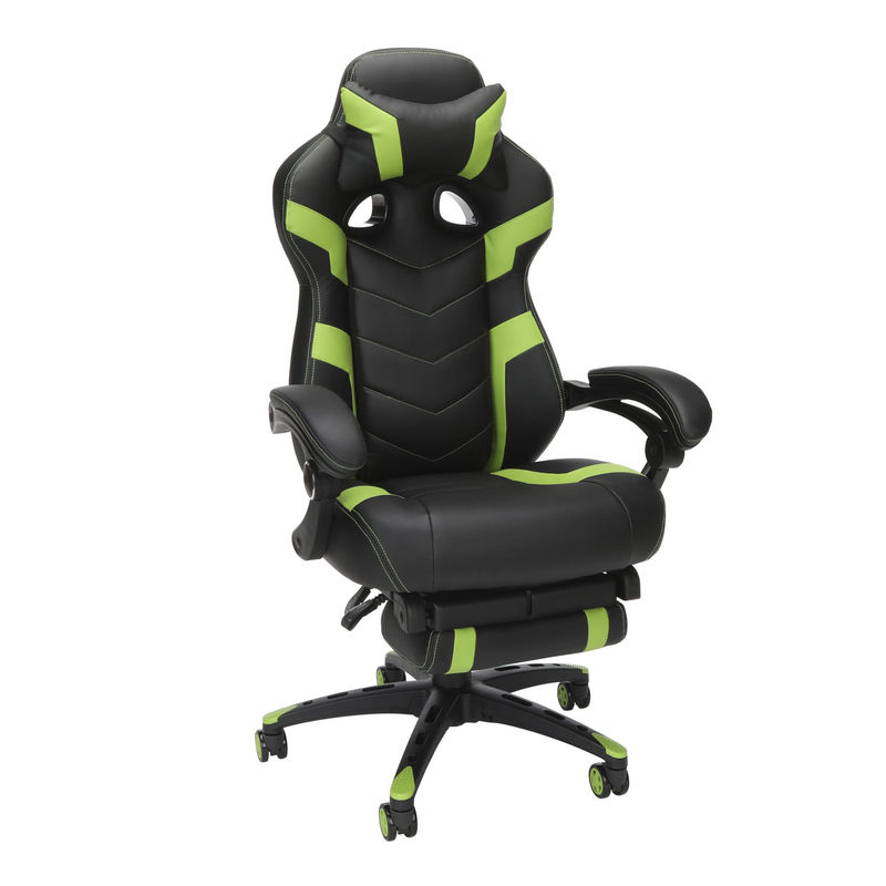 Metal Type Aluminum Ergonomic Gaming Computer Chair with Integrated Headrest