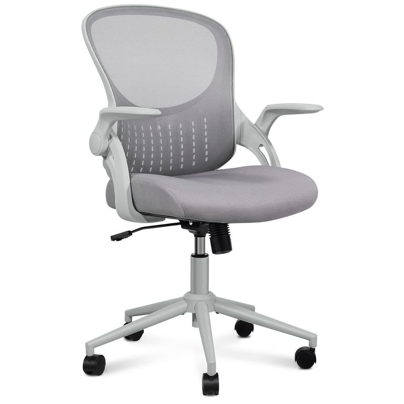 Mail packing Y Ergonomic Mesh Computer Desk Chair with Lumbar Support and Flip-up Arms