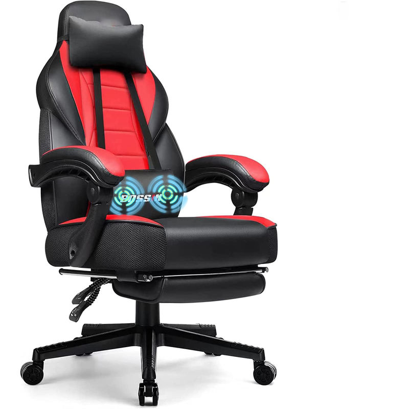 Customized Color Racing Style Gaming Chair with Footrest and Headrest 45 Pounds