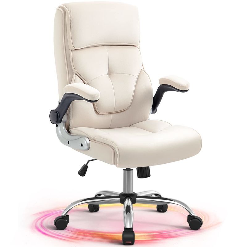 Customized Color Swivel Chair Linen Fabric Home Office Desk Chairs for Your Requirements