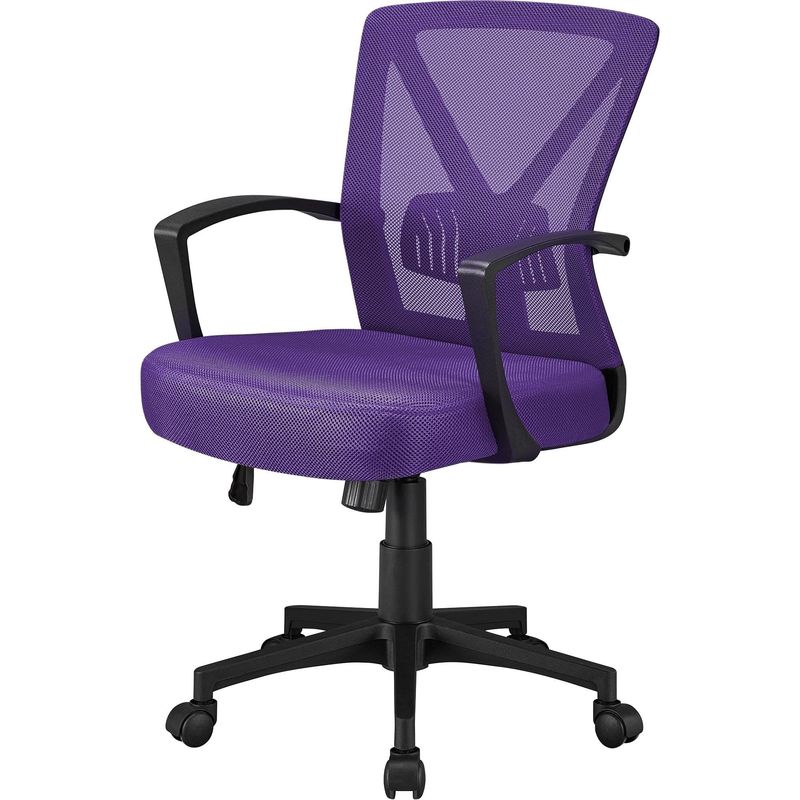 3 Gas Lift Ergonomic Office Chair with Customized Color and Adjustable Lumbar Support