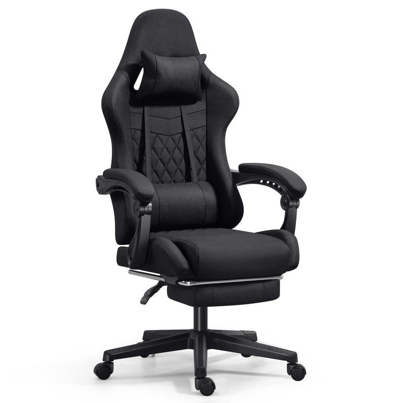 Ergonomic Adjustable Desk Computer Gaming Chair with Footrest Massage Customized Color