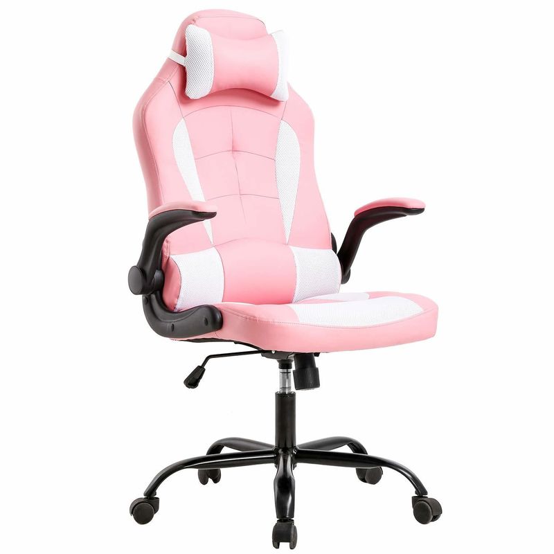 ALINUNU PC Racing Gaming Chair Swivel Chair Faux Leather Seat Material Type for Adults