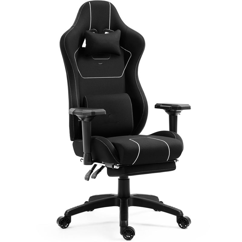 Custom Color Adjustable Ergonomic Gamer Chair with Massage Lumbar Support and Footrest