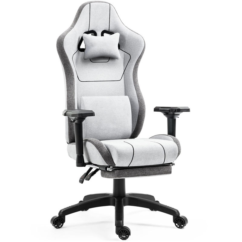 Custom Color Ergonomic Gaming Chair with Massage Lumbar Support and Adjustable Height