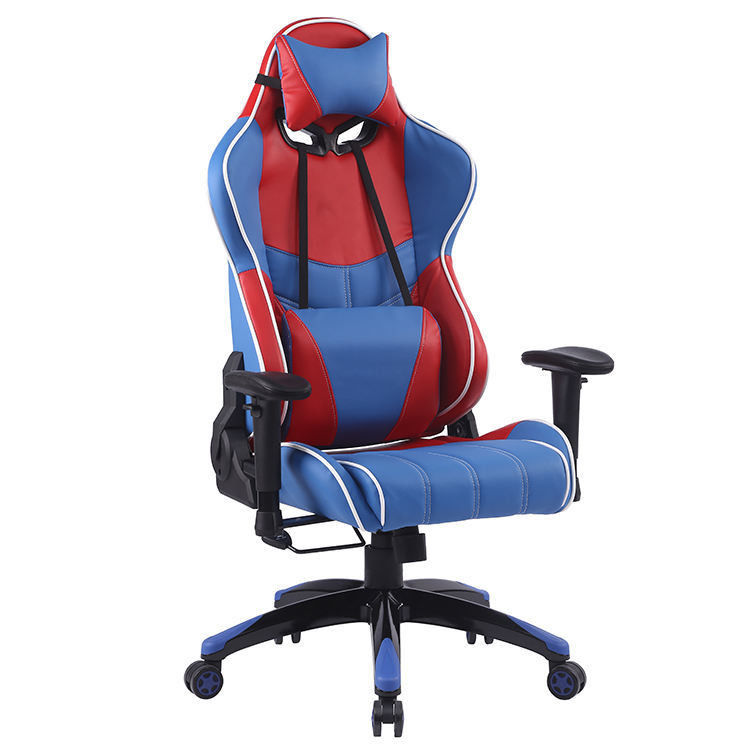 2D Armrest Gaming Chair Adjustable Height for Commercial Cute Anime Spider Man Design