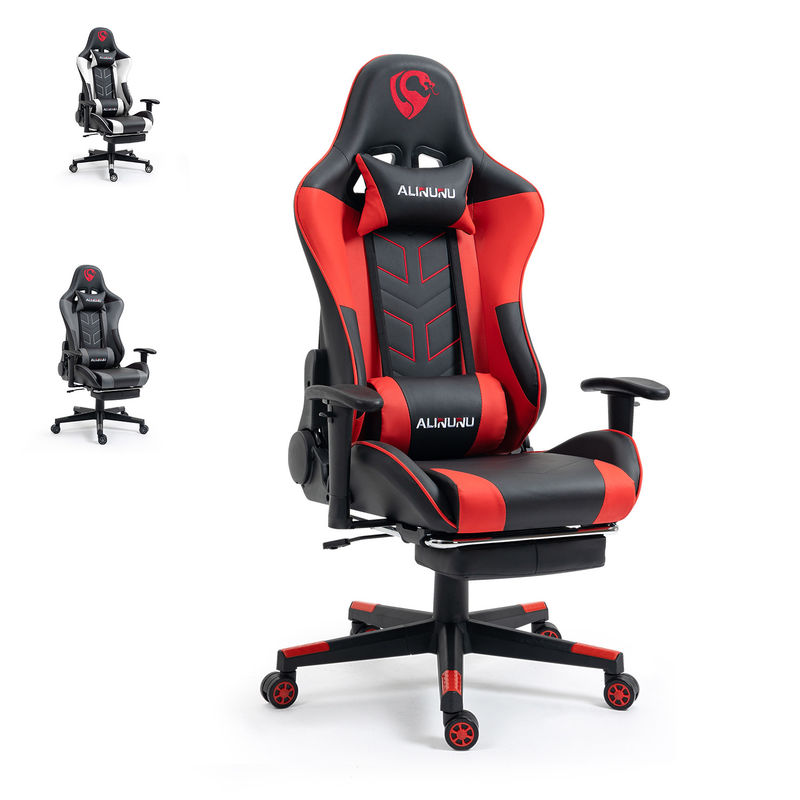 Take Your Gaming to the Next Level with ALINUNU High Back Gaming Chair and Footrest