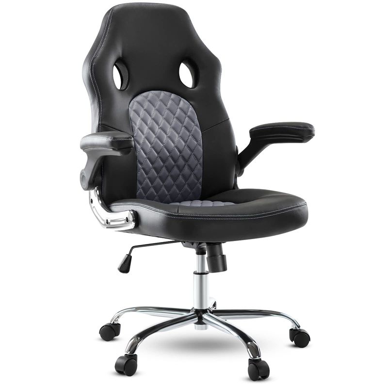 3 Gas Lift Ergonomic Office Chair with Padded Flip-up Armrests and Customized Color
