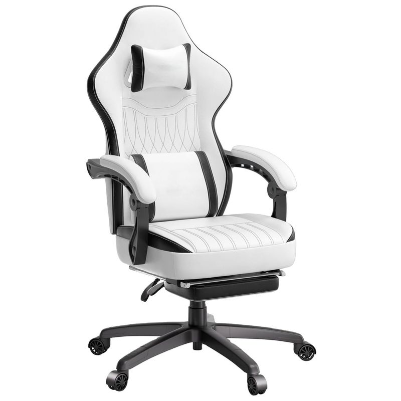 Computer Room Gaming Chair with Pocket Spring Cushion in 19.3&quot;D x 20.1&quot;W x 50&quot;H Size